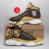 Porsche Custom Name Gold Air Jordan 13 Shoes