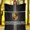 Porsche Logo Fleece Blanket
