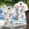 Porsche White Hawaiian Shirt