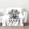 Queen Rock Band White Fleece Blanket