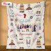 Taylor Swift Retro Fleece Blanket