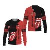 The Rolling Stones Black Red Sweater