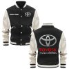 Toyota Custom Name Tacoma Black White Baseball Jacket