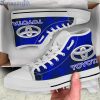 Toyota Thunder And Lightning Blue High Top Shoes