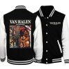 Van Halen Black White Bomber Jacket