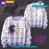 Whitney Houston Purple Ugly Christmas Sweater