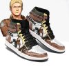 ATTACK ON TITAN Reiner Braun Brown Air Jordan 1 High Sneakers