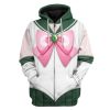 SAILOR MOON Sailor Jupiter Cosplay Zip Up Hoodie