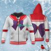 SAILOR MOON Sailor Mars Cosplay Zip Up Hoodie