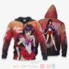 SAILOR MOON Sailor Mars Rei Hino Zip Up Hoodie