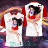 SAILOR MOON Sailor Mars White Red Polo Shirt