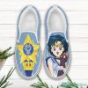 SAILOR MOON Sailor Mercury Anime Slip On Shoes