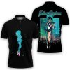 SAILOR MOON Sailor Neptune Black Polo Shirt