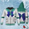 SAILOR MOON Sailor Neptune Cosplay Zip Up Hoodie