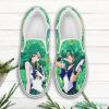 SAILOR MOON Sailor Neptune Green Slip On Shoes