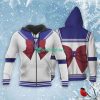 SAILOR MOON Sailor Saturn Cosplay Zip Up Hoodie