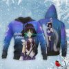 SAILOR MOON Sailor Saturn Hotaru Tomoe Zip Up Hoodie
