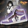 SAILOR MOON Sailor Saturn White Purple Air Jordan 1 High Sneakers