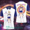 SAILOR MOON Sailor Uranus White Blue Polo Shirt