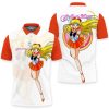 SAILOR MOON Sailor Venus White Red Polo Shirt