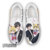 SAILOR MOON Tuxedo Mask White Slip On Shoes