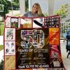 Led Zeppelin 50 Years Quilt Blanket