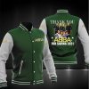 ABBA Green Grey Baseball Jacket