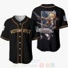 ATTACK ON TITAN Historia Reiss Black Baseball Jersey