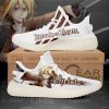 ATTACK ON TITAN Historia Reiss White Brown Yeezy Boost Sneakers