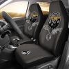 Led Zeppelin Eagle Half Skeleton Grey Car Seat Covers