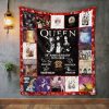Queen Rock Band 50th Anniversary Quilt Blanket