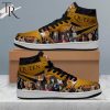 Queen Rock Band Gold Air Jordan 1 High Sneakers