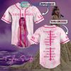 Taylor Swift Custom Name Number All Hit Song Pink Design Baseball Jersey