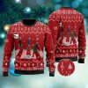 The Beatles Red Ugly Christmas Sweater