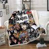 The Beatles Rock Band Fleece Blanket
