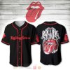 The Rolling Stones Black Baseball Jersey