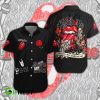 The Rolling Stones Black Hawaiian Shirt