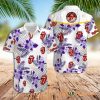 The Rolling Stones Tropical Flower Hawaiian Shirt