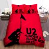 U2 Under A Blood Red Sky Bedding Set