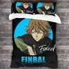 BLACK CLOVER Finral Roulacase Black Bedding Set