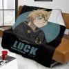 BLACK CLOVER Luck Voltia Black Fleece Blanket