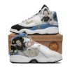 BLACK CLOVER Charmy Pappitson White Blue Air Jordan 13 Shoes