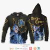 BLACK CLOVER Noelle Silva Black Bull Zip Up Hoodie