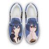BLACK CLOVER Secre Swallowtail Blue Slip On Shoes