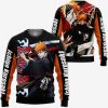 BLEACH Ichigo Kurosaki Black Orange Sweatshirt