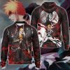 BLEACH Ichigo Kurosaki Blood Zip Up Hoodie