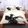 BLEACH Kenpachi Zaraki White Bedding Set