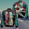 BLEACH Nel tu Black Green Bomber Jacket