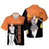 BLEACH Orihime Inoue Orange Black Hawaiian Shirt