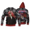BLEACH Renji Abarai Ugly Christmas Zip Up Hoodie